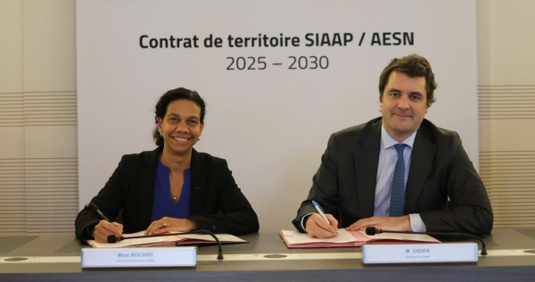 Le SIAAP et l’agence de l’eau Seine-Normandie renouvellent leur contrat de territoire