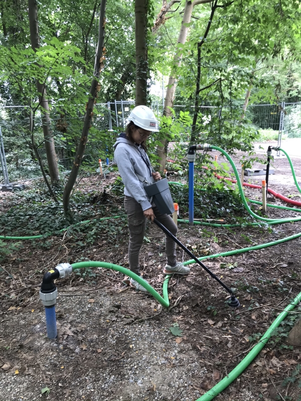 Traitement in situ par biosparging : essais pilotes et traçage de gaz pour optimiser l’assainissement des zones sources