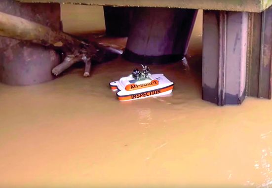 Un drone d’inspection nautique polyvalent