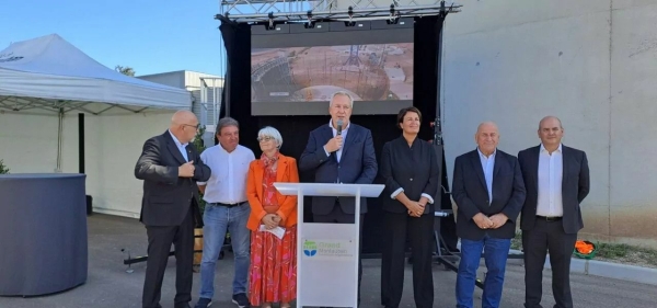 Grand Montauban, Saur France et Stereau ont inauguré l’unité de méthanisation de la STEP du Verdié