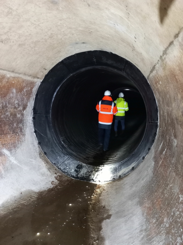 Eau de Paris a réhabilité 750 mètres linéaires de l’aqueduc du Loing