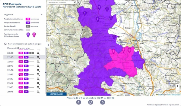 Météo France améliore son service d’avertissement des pluies intenses