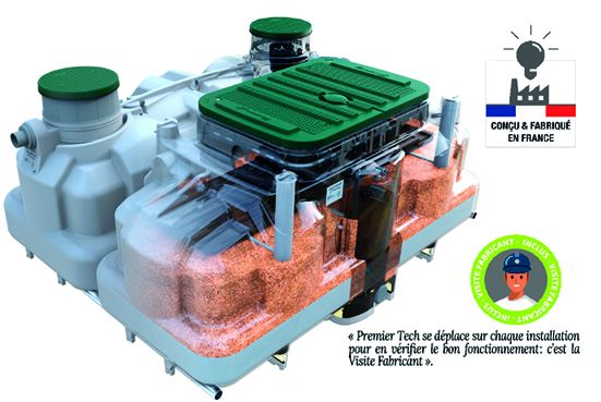 Le filtre compact Ecoflo® pour un traitement performant des eaux usées domestiques