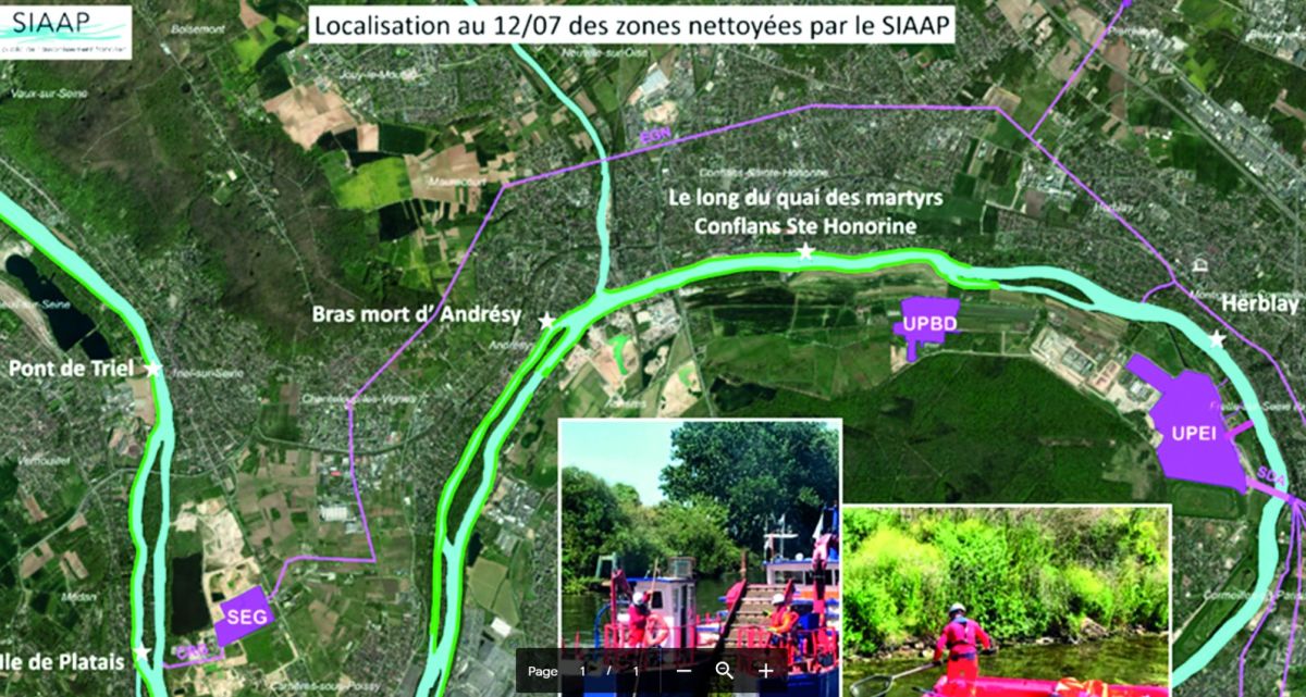 Fonctionnement dégradé de la station d'épuration Seine Aval (Yvelines) du 3 au 5 juillet 2019 suite à l’incendie de l’unité de clarifloculation  - Analyse de l’impact environnemental de l’événement sur la Seine